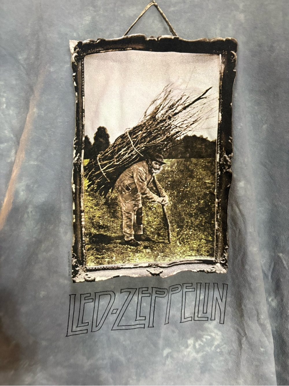 Led Zeppelin Short Sleeve Graphic Tee in Light Blue - Picture 2 of 3